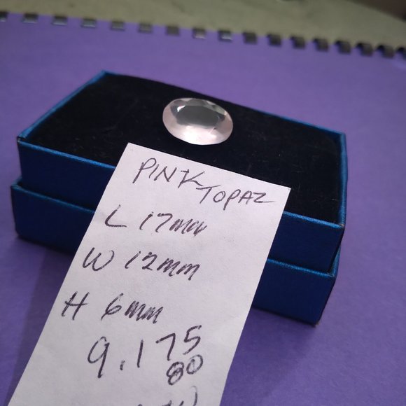 Brazilian Pink Topaz 9.175 CTW - Picture 3 of 9